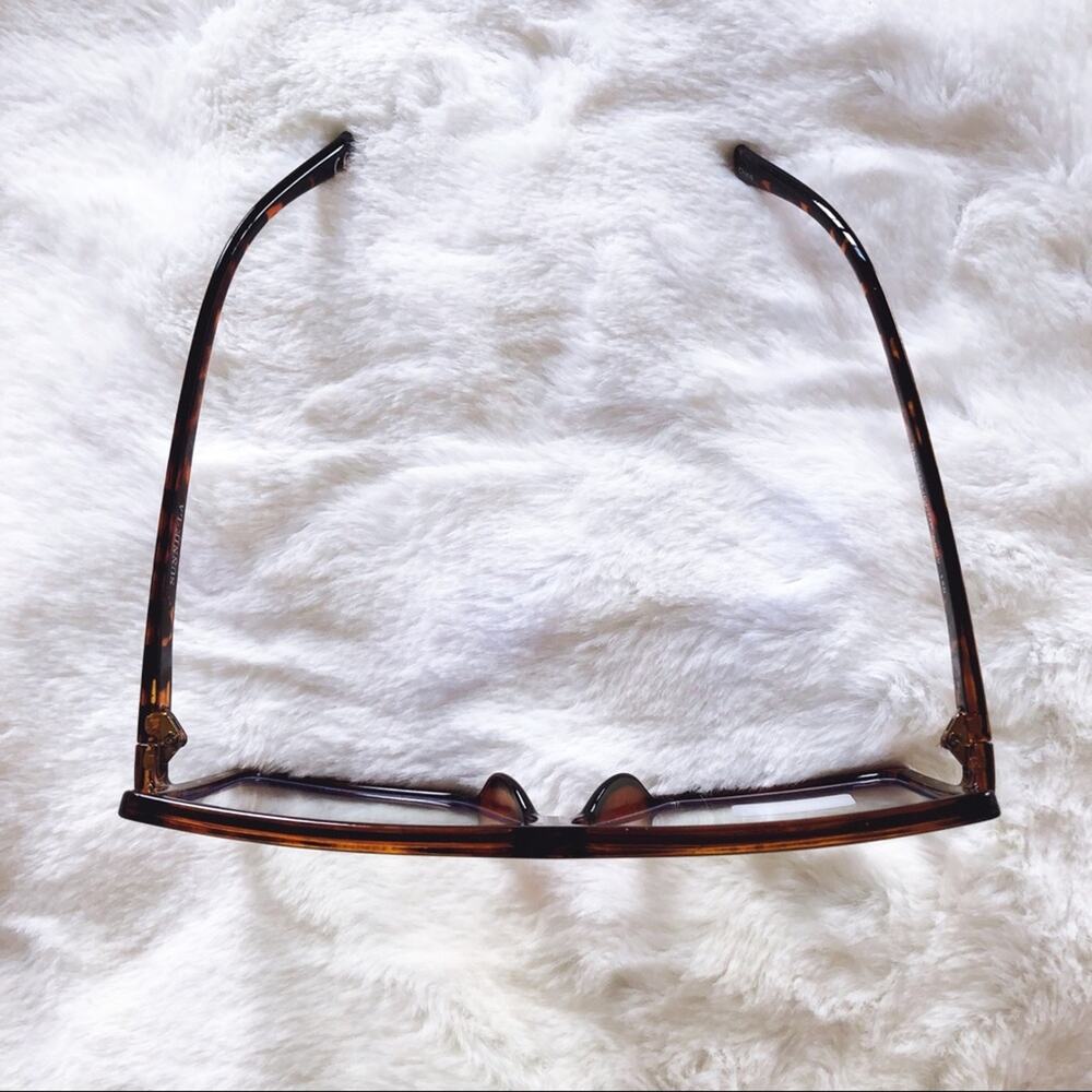 Lana Brown Rectangle Computer Light Glasses - Picture 5 of 12